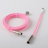 Mechanical Keyboard Coiled USB Cable colored  MINI XLR Type C, Mini 5P, Micro Customization factory